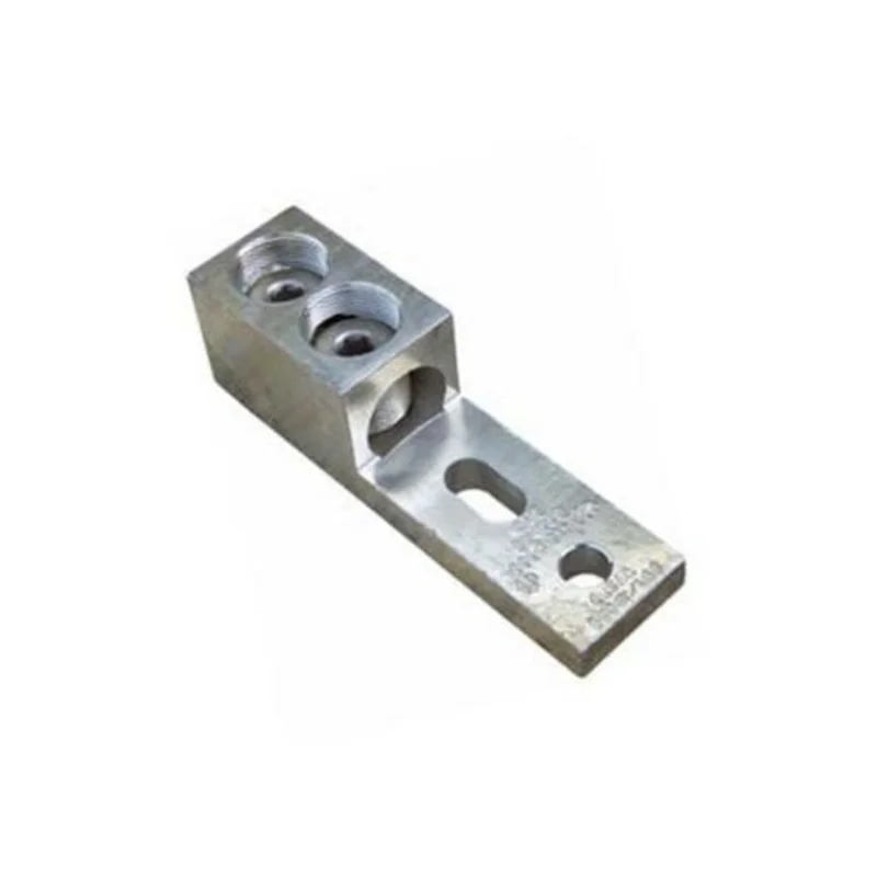 Bulk Box Single Conductor Aluminum Mechanical Lug Two Hole Mount 600 MCM4 AWG 90941B (Pack of 100)