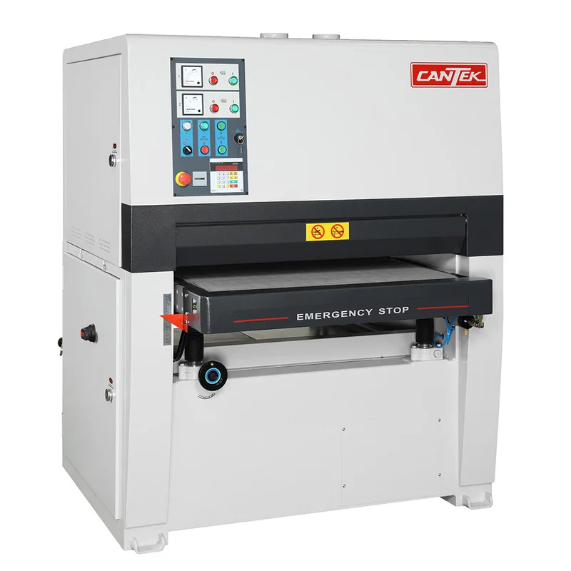 Cantek 20HP 3-Phase 36" Two Head Wide Belt Sander - C372