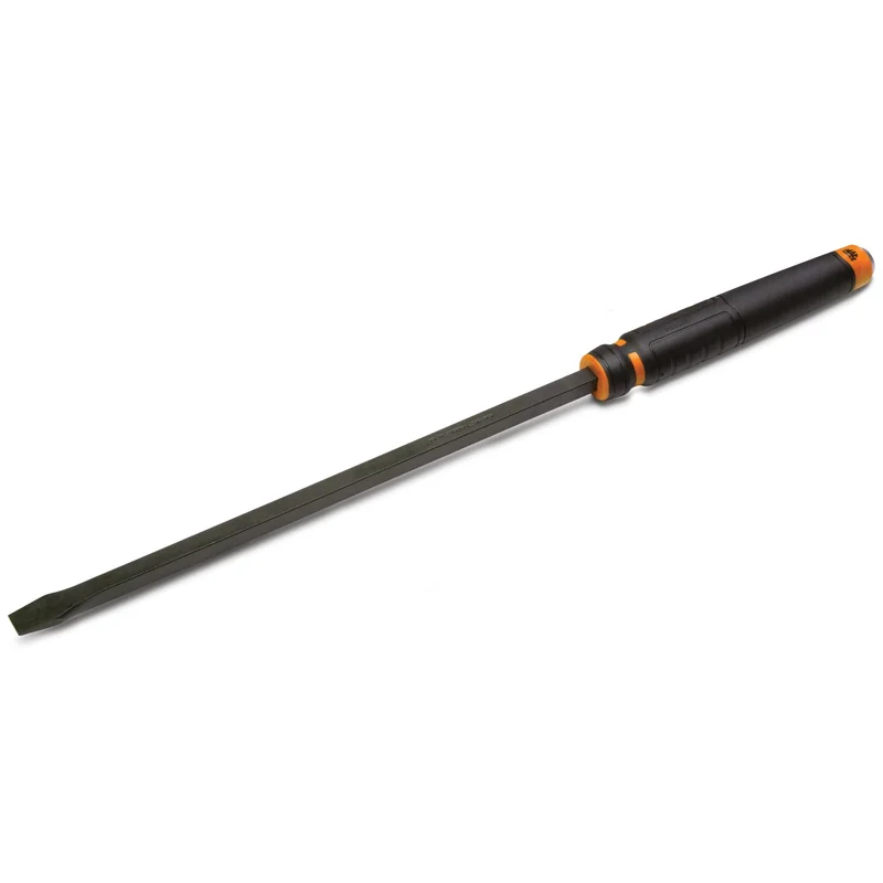 Capped Comfort-Handle 1/2" Straight-Head Pry Bar 25" Orange