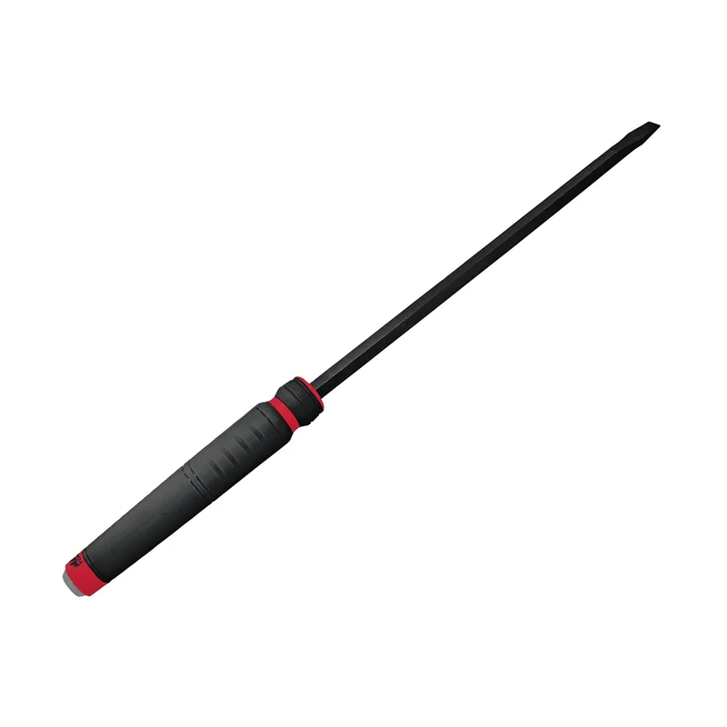 Capped Comfort-Handle 1/2" Straight-Head Pry Bar 25" Red