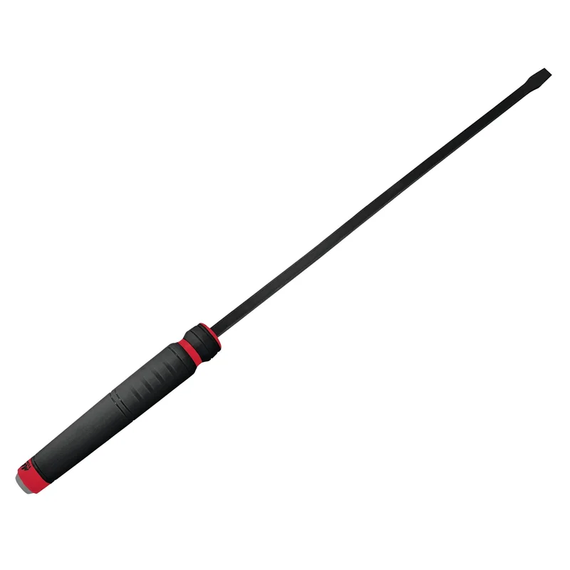 Capped Comfort-Handle 1/2" Straight-Head Pry Bar 31" Red