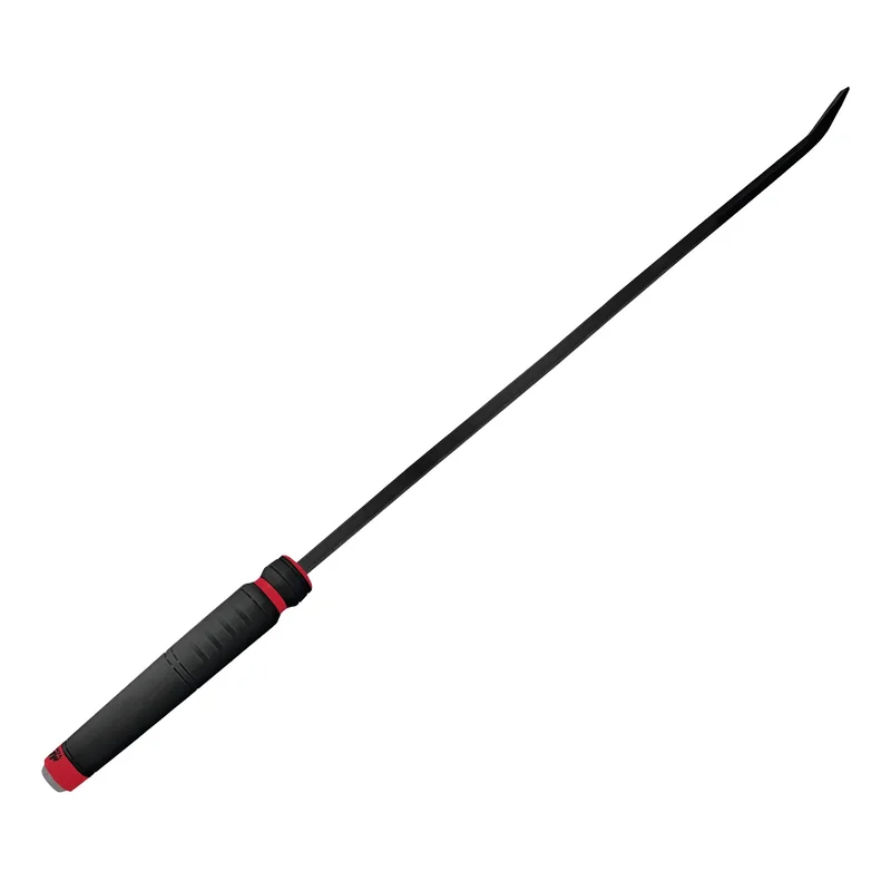 Capped Comfort-Handle 5/8" Curved-Head Pry Bar 36" Red