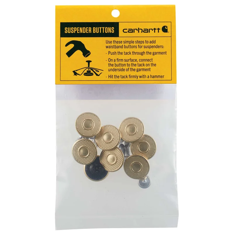 Carhartt Button Kit Antique Brass
