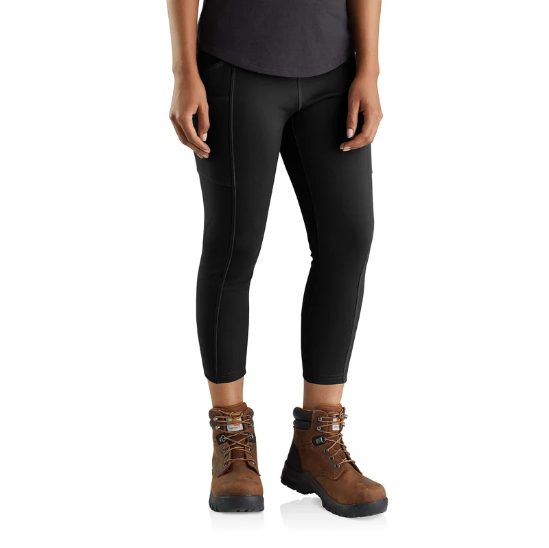 Carhartt Force Fitted Lightweight Cropped Legging Black
