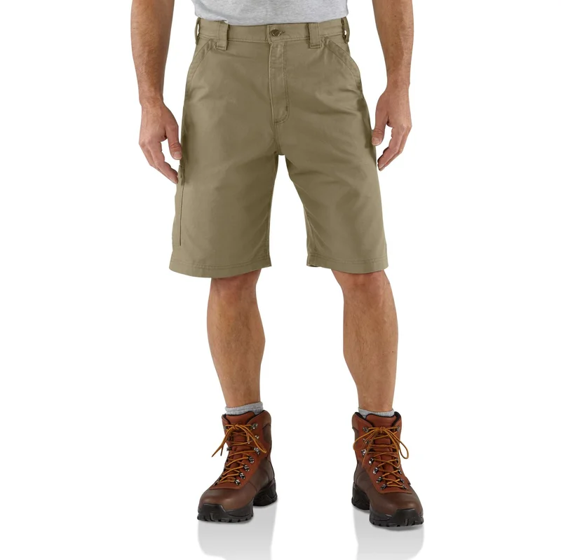 Carhartt Loose Fit Canvas Utility Work Short Tan