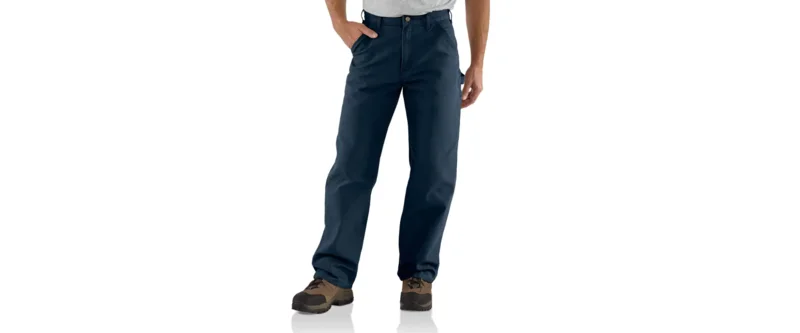 Carhartt Loose Fit Washed Duck Utility Work Pant B11 Black