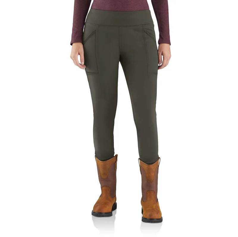 Carhartt Rain Defender Fitted Heavyweight Legging in Oyster Gray