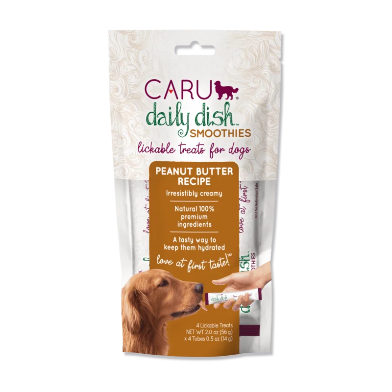 Caru Daily Dish Smoothies Peanut Butter Recipe for Dogs