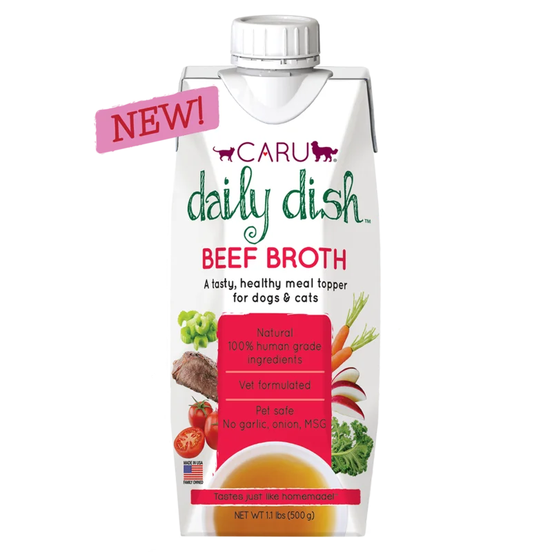 Caru Daily DishTM Beef Broth for Dogs & Cats