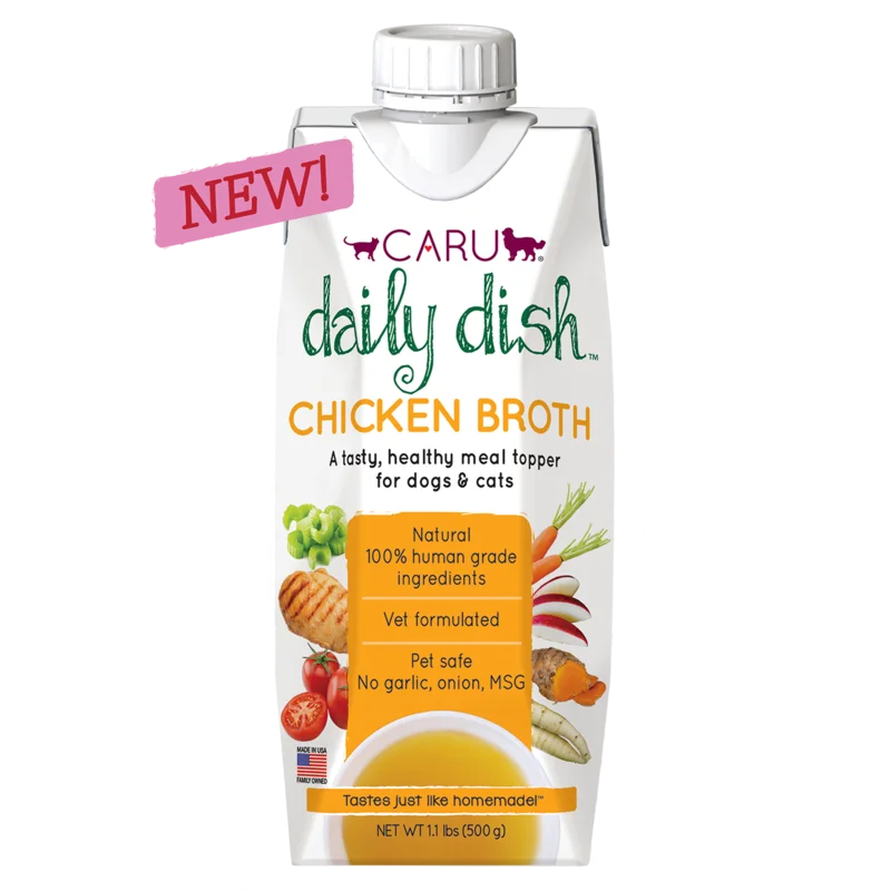 Caru Daily DishTM Chicken Broth for Dogs & Cats
