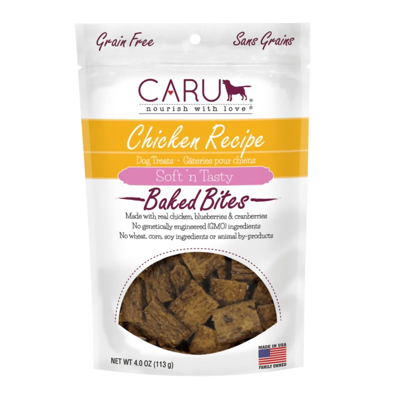 Caru Soft n Tasty Baked Chicken Recipe Bites for Dogs