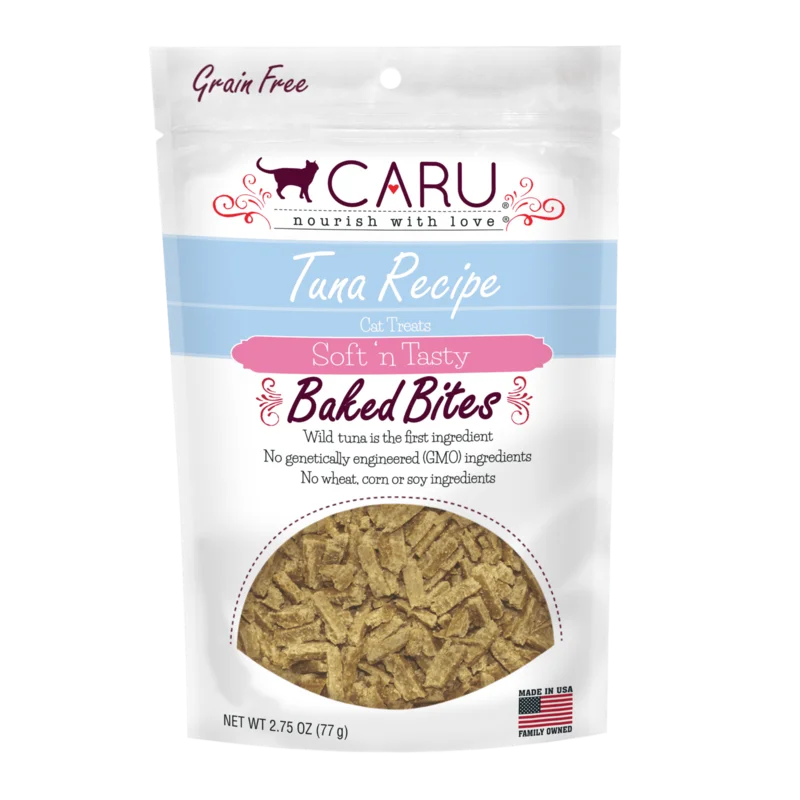 Caru Soft n Tasty Baked Tuna Recipe Bites for Cats