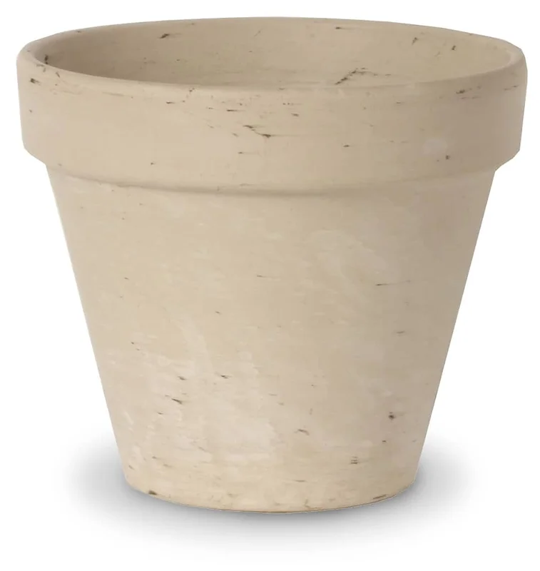 Ceramo Company Inc Standard Flower Pot 6" Granite Marble Clay Pot