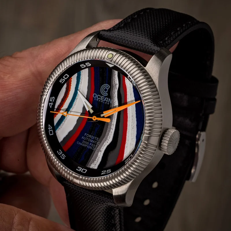 Champion Diver - Fordite - Unique Piece - Chrome Heritage