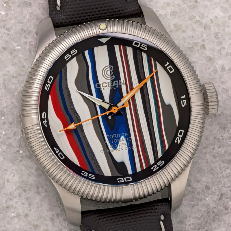 Champion Diver - Fordite - Unique Piece - Riveted Rebel