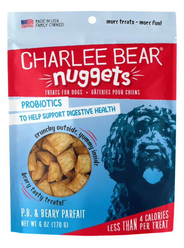 Charlee Bear Nuggets Peanut Butter and Beary Parfait Dog Treats