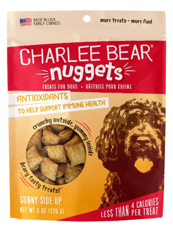Charlee Bear Nuggets Skin & Coat Sunny Side Up Dog Treats