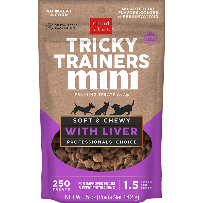 Cloud Star Tricky Trainers Mini Soft & Chewy with Liver Dog Treats