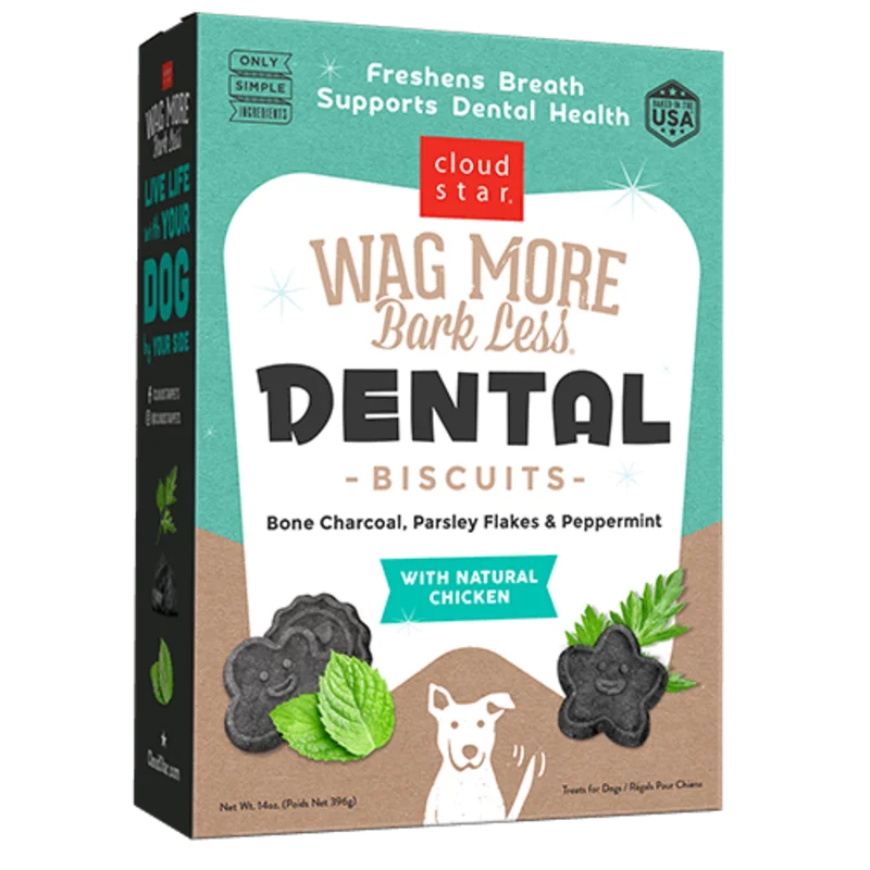 Cloud Star Wag More Bark Less Dental Biscuits Dog Treats