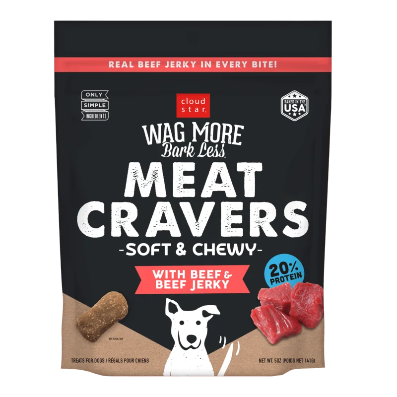 Cloud Star Wag More Bark Less Meat Cravers Soft & Chewy Beef