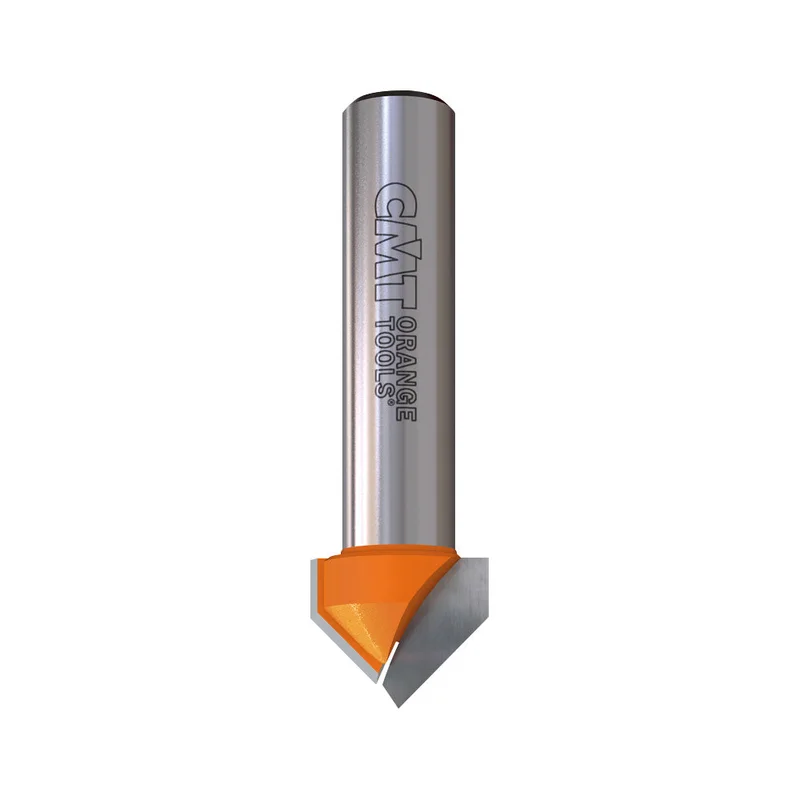 CMT 2 Flute 90 V-Groove Router Bit - 3/4" Diameter, 5/8" Cut, 1/2" Shank