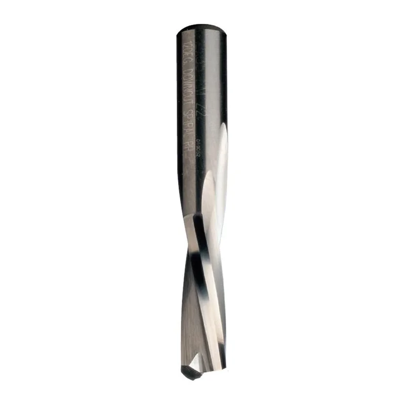 CMT 2 Flute Downcut Spiral Router Bit - 1/2" Diameter, 2" Cut, 1/2" Shank