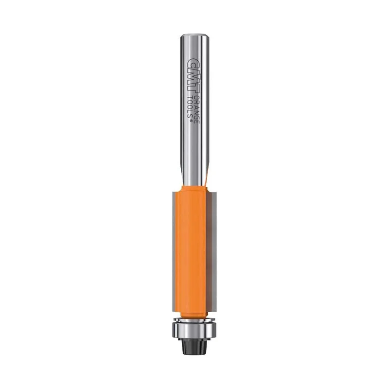 CMT 2 Flute Flush Trim Router Bit - 3/8" Diameter, 1" Cut, 1/4" Shank