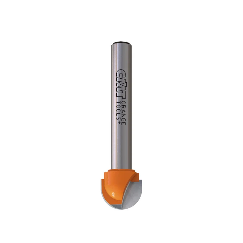 CMT 2 Flute Round Nose Router Bit - 1/2" Diameter, 3/8" Cut, 1/4" Shank
