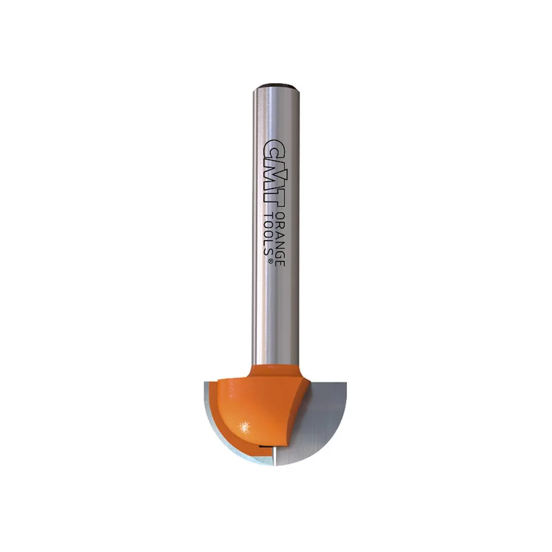 CMT 2 Flute Round Nose Router Bit - 3/4" Diameter, 7/16" Cut, 1/4" Shank