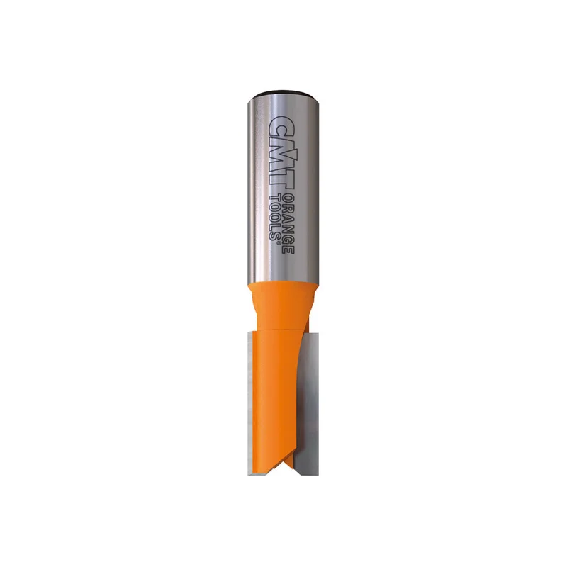 CMT 2 Flute Straight Router Bit - 1/2" Diameter, 3/4" Cut, 1/4" Shank