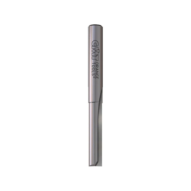 CMT 2 Flute Straight Router Bit - 15/64" Diameter, 1" Cut, 1/4" Shank
