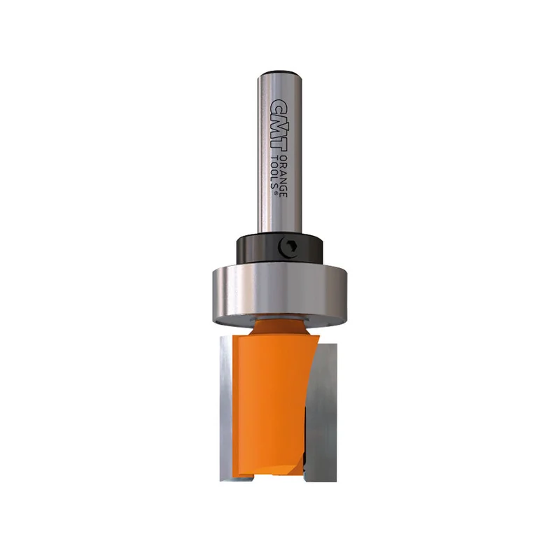 CMT 2 Flute Top Bearing Pattern Router Bit - 5/8" Diameter, 1/2" Cut, 1/4" Shank