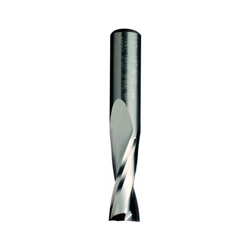 CMT 2 Flute Upcut Spiral Router Bit - 5/16" Diameter, 1" Cut, 1/2" Shank