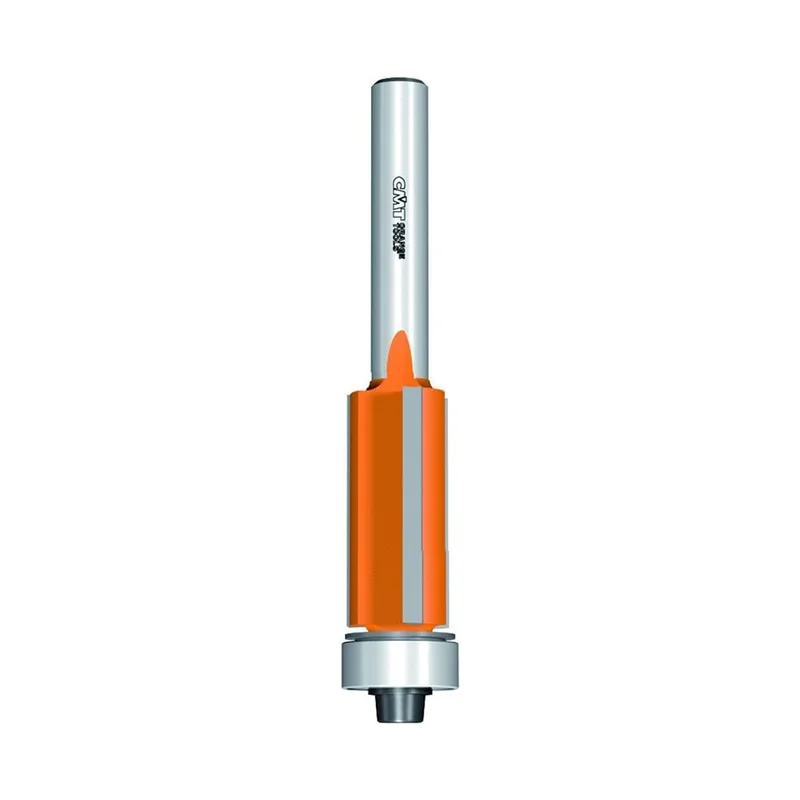 CMT 3 Flute Flush Trim Router Bit - 1/2" Diameter, 1" Cut, 1/4" Shank