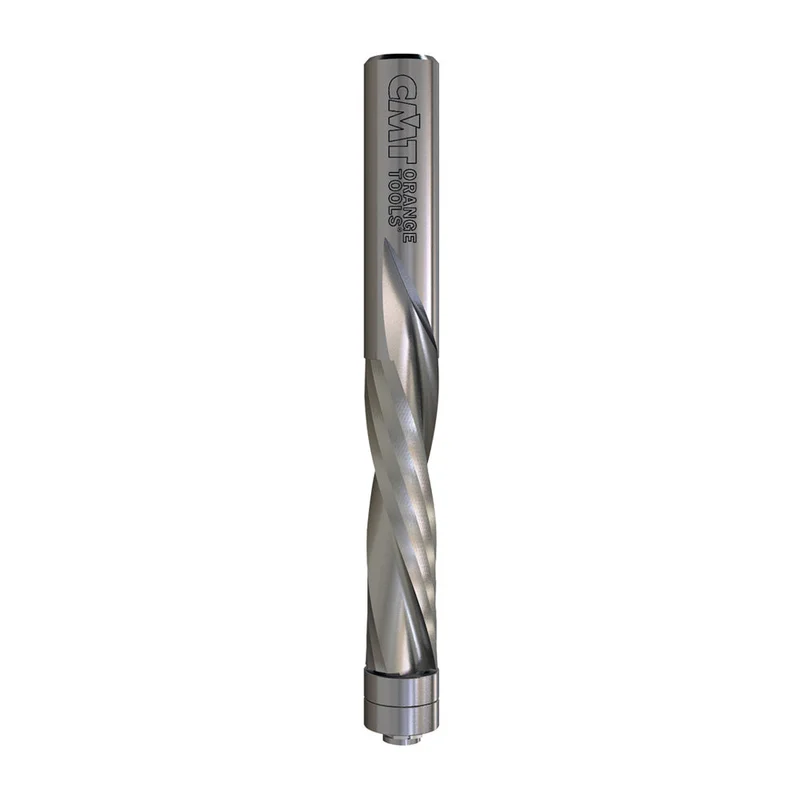CMT Double-Bearing Downcut Spiral Flush Trim Router Bit - 1/2" Diameter, 2" Cut, 1/2" Shank