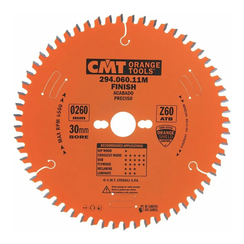 CMT Fine Cut-Off Saw Blade for Festool KAPEX KS 120 - 260mm x 60T