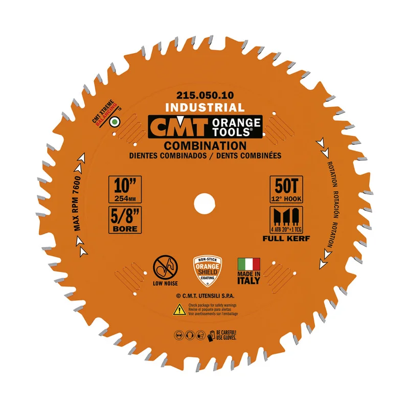 CMT Industrial Combination Blade 10" x 50T