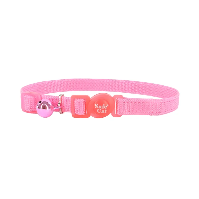 Coastal Pet Products Safe Cat Adjustable Snag-Proof Breakaway Collar Pink Bright