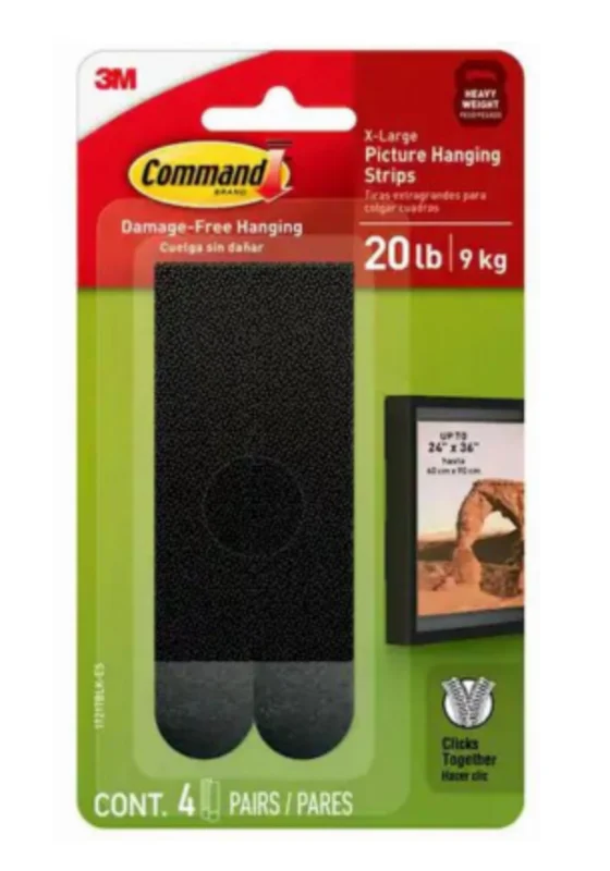 COMMAND Picture Hanging Strips 4 Pairs