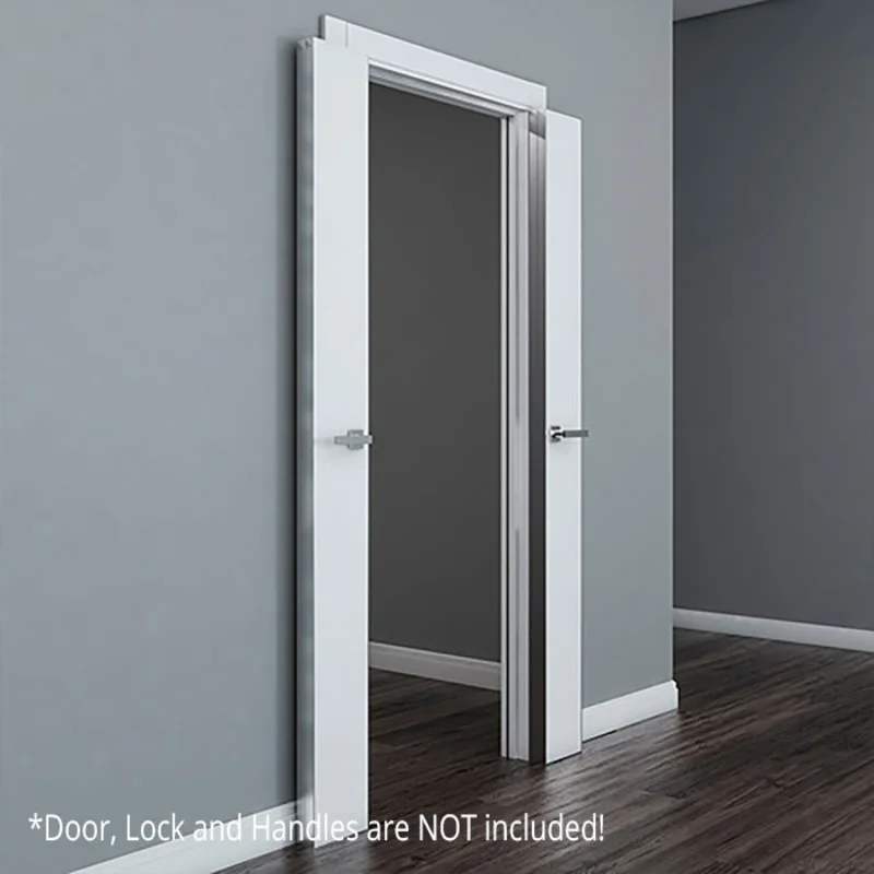 Compack 180 Folding Door Hardware Set Silver