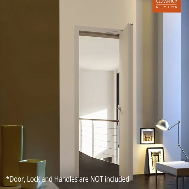 Compack 90 - Folding Door Hardware Set Silver