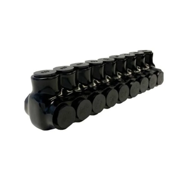 Compact Multi Conductor Dual Entry Splice Block Connector Black 97679