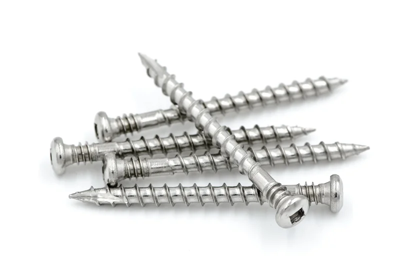 Composite Deck Screws #9 x 2" Special Pan Head Square Drive 3,500/Box Bulk