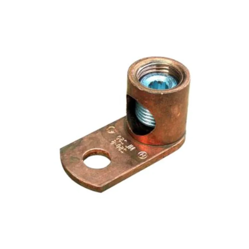 Copper Round Mechanical Cable Lug for Single Conductors 144 AWG 90552