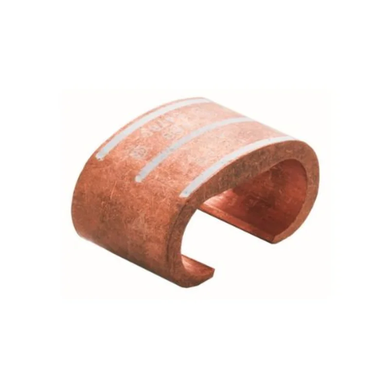 Copper Run-and-Tap Compression Connector 4/0-3/0 Run to 2/0-1/0 91824