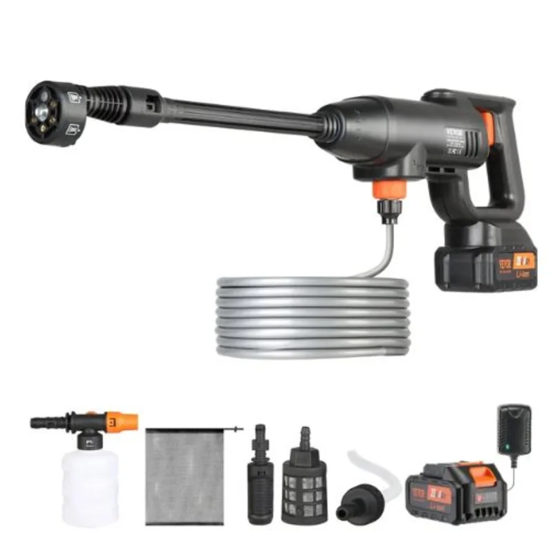 Cordless Pressure Washer 580-PSI 1.1 GPM Portable Power Cleaner