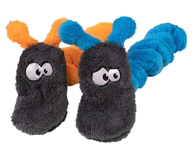 Cycle Dog Duraplush Fuzzies Coil Caterpillar Orange MED