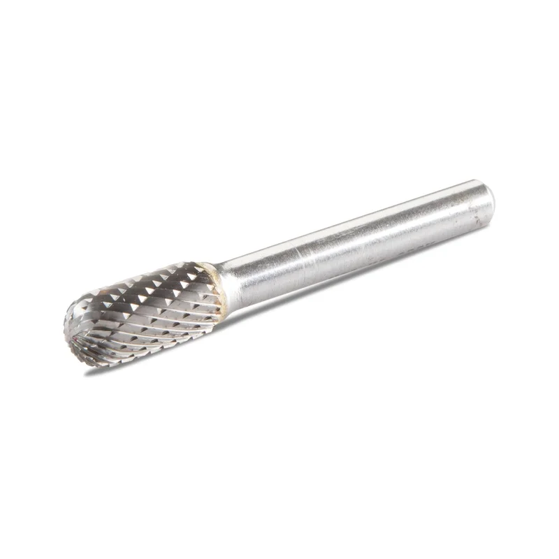Cylindrical/Radius End Carbide Burr 3/4" x 3/8"