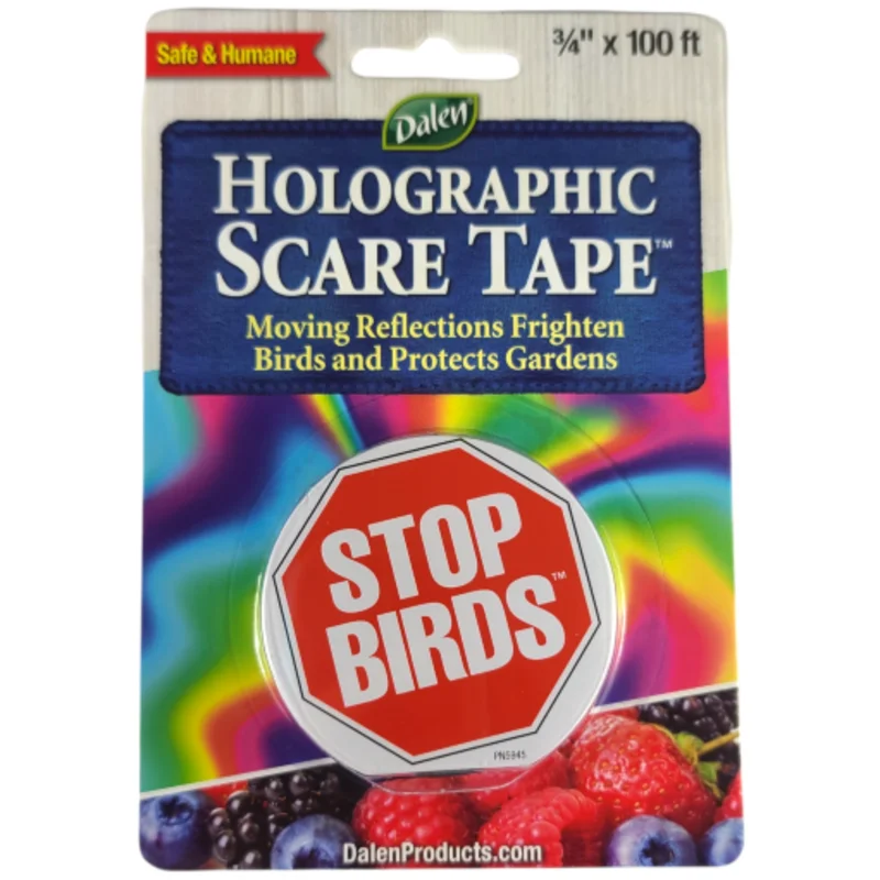 Dalen Holographic Scare Tape - Full Spectrum Ribbons for Frightening Birds