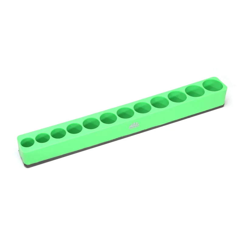 Deep Straight Line Socket Holder - Green